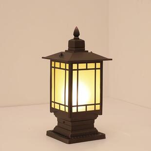 现货供应太阳能别墅门庭灯围墙柱头灯庭院楼阁空中花园草坪装饰灯