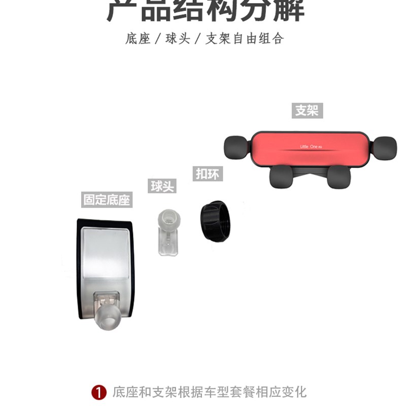 适用20-22款GLE手机车载支架GLS450华为无线充电底座改装配件