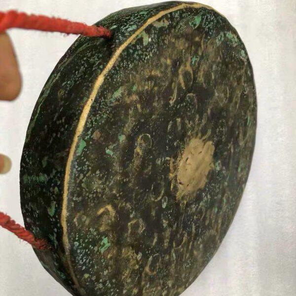 青铜老锣 老铜锣 舞狮 醒狮锣 高边平底响铜锣 锣鼓 民间打击乐器