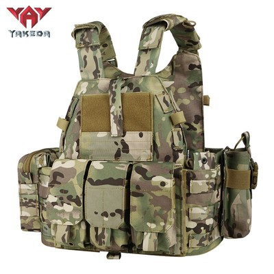 雅科达新款战斗背心林户外防护背心军迷战术马甲训练装备携行装具