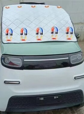 盛昊F8mini电动四轮车三轮车防霜防雪罩遮雪挡隔热防晒遮阳挡前挡