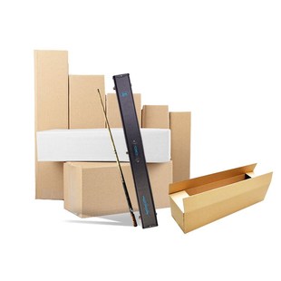 台球杆打包盒白色纸箱长条快递打包箱小批量外包装周转箱盒子