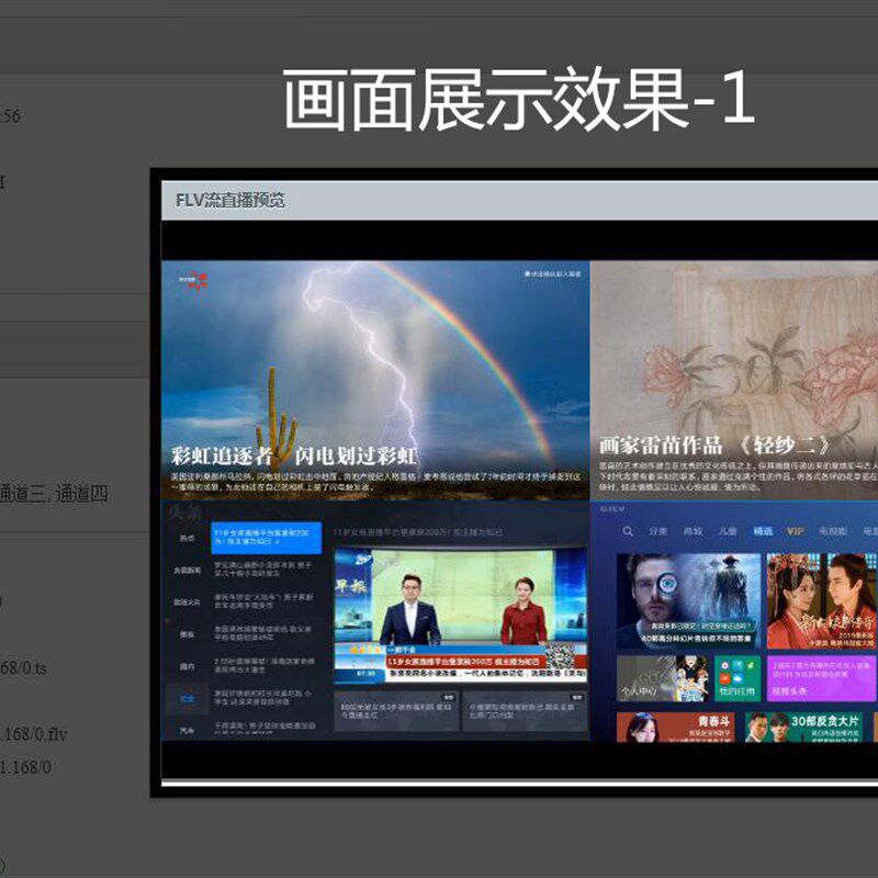 4路 HDMI高清编码器推流器支持TMP RTSP UDP SRT ONVIF录像机录制