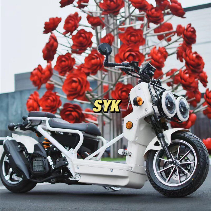 SYK复古踏板颢晨低趴HS150T-A摩托车机车仿祖玛情怀车可上牌