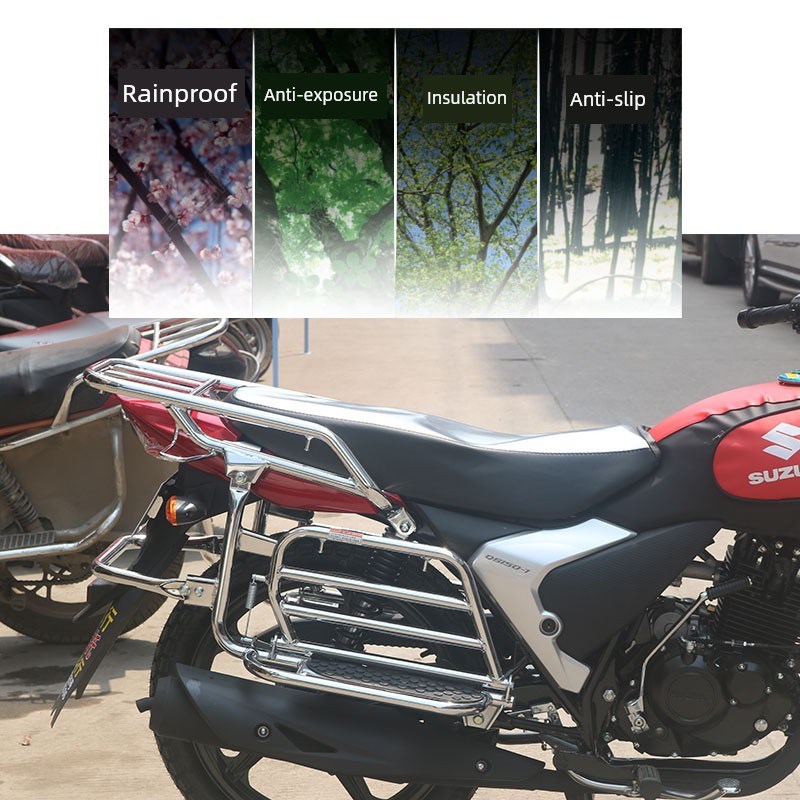 适用于清旗铃木Hunjun Gr150Fi刀片Qs150-7/10摩托车坐垫套