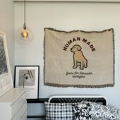 挂毯 卧室门帘家居办公室卧室 拉布拉多送无痕钉 made Human