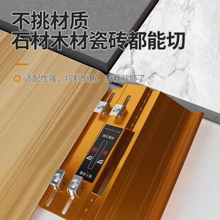 全瓷砖倒角器45度角q铝合金多功能海棠角倒角器角磨机切割支架工