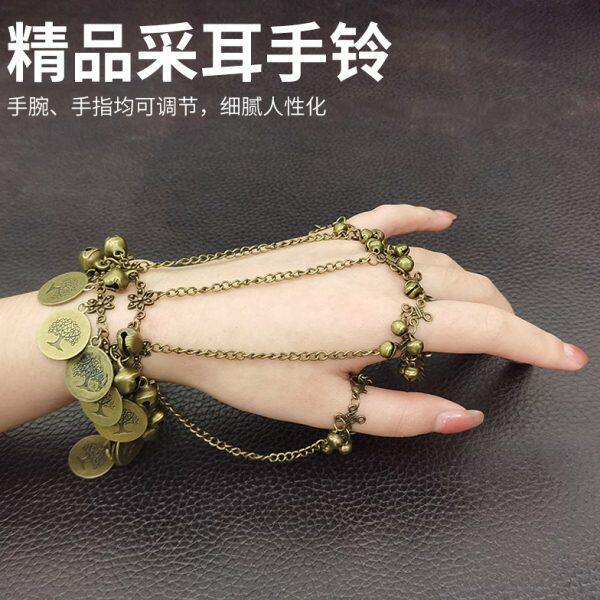 包邮网红花式采耳工具套装支架摆件振子音叉乐器风铃手铃双层编钟