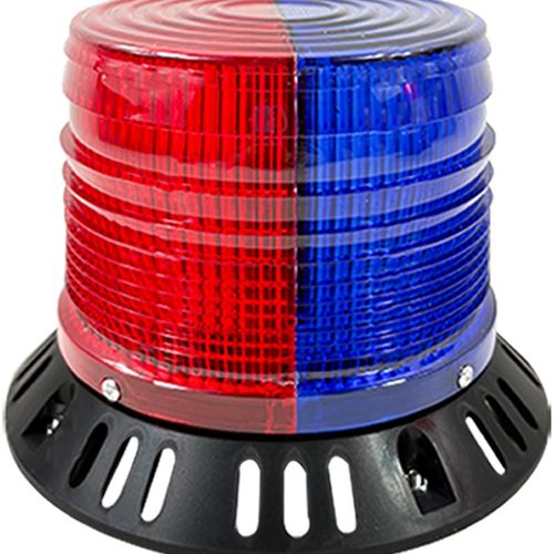 220V可充电汽车强吸磁r铁警示灯,带有红色蓝色强光警示灯和声音