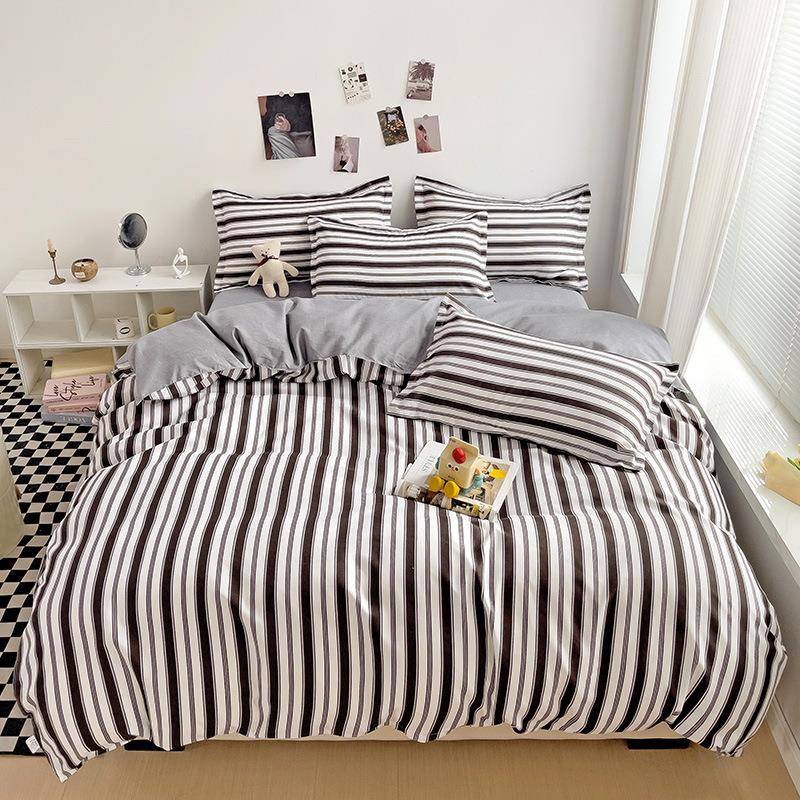 四件套渐变色被套单人宿舍学生被罩被单秋冬床上用品加厚床单现货