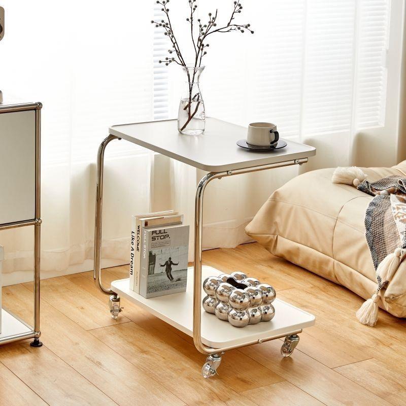 移动茶几客厅简约迷你家用沙发床头现代小桌子卧室置物架床边茶桌
