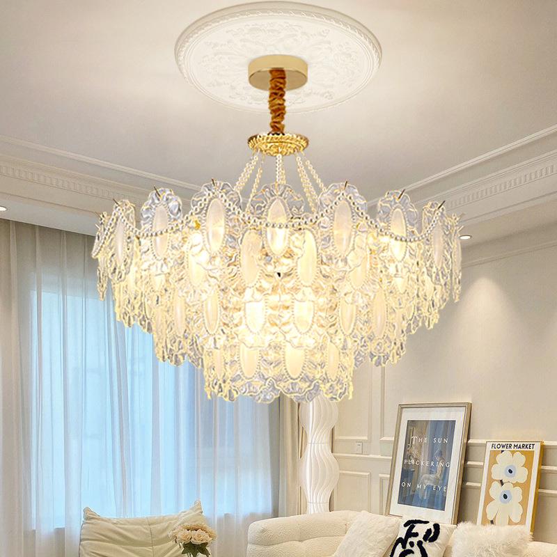 法式轻奢客厅主灯家用大气2024新款卧室餐厅吊灯现代简约吸顶灯具