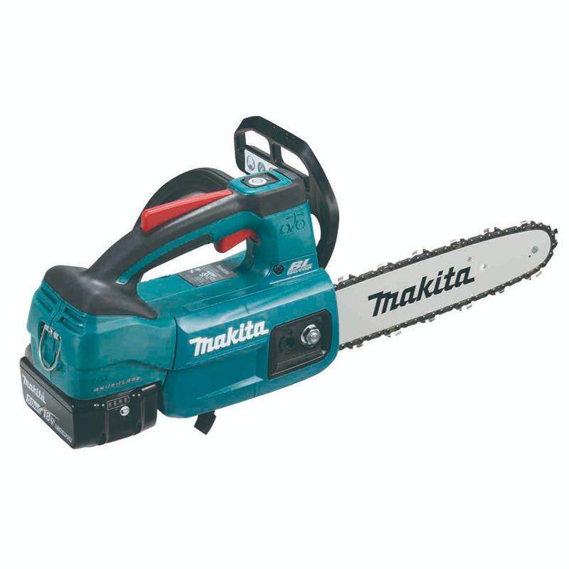 Makita牧田充电工具DUC254充电式电链锯18V锂电250mm10寸电链锯