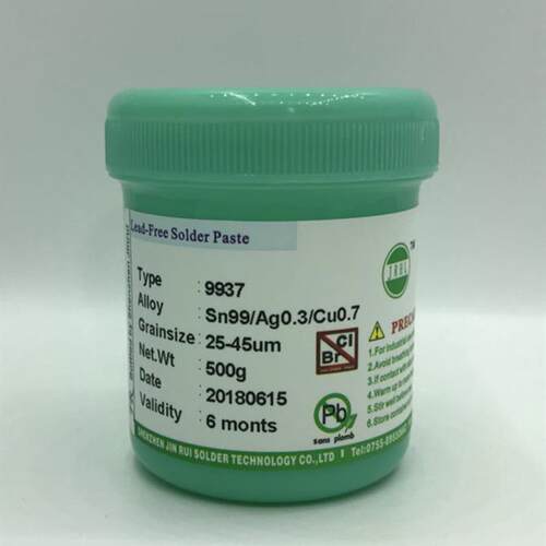 高温锡浆锡银铜Sn99Ag0.3Cu0.7贴片锡膏熔点217度含银焊锡膏高温