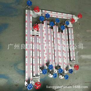 不锈钢磁翻板液位计带远传船用玻璃液位计考克水箱标尺液位计