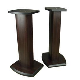 C13黑胡桃色全手工工艺60CM高级书架/环绕音箱专用脚架支架