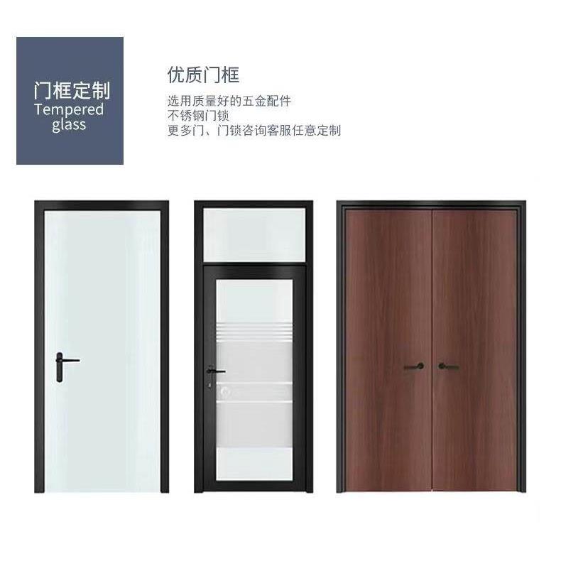 香港深圳办公室玻璃隔断高隔断铝合金隔断墙双层玻璃盲隔断房间门