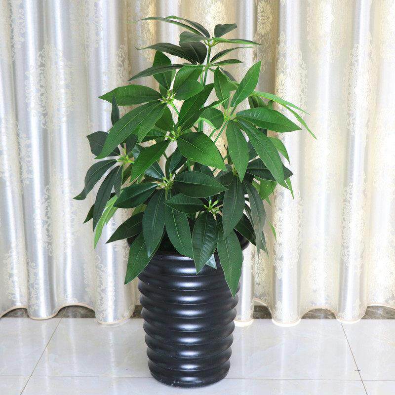 包邮仿真发财树植物假花客厅假树大型落地花艺塑料花盆景盆栽装饰