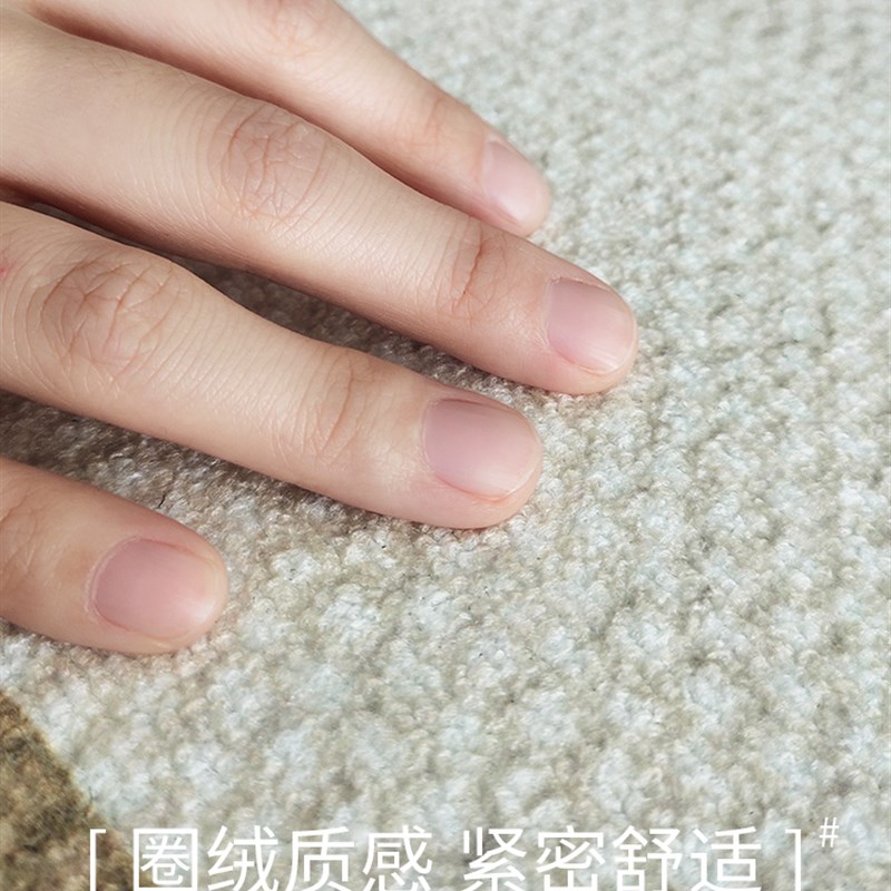 复古轻奢法式地毯客厅奶油风高级简约沙发茶几Q毯家用卧室床边地