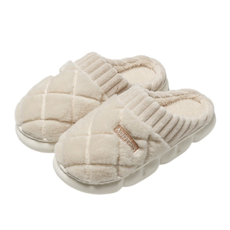 棉拖鞋女冬季g2024新款外穿室内家居厚底保暖绒毛拖情侣拖鞋男家