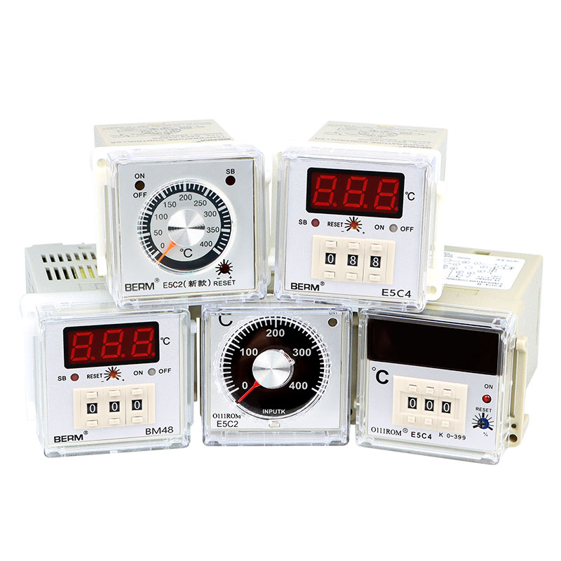 E5C4 E5 温控仪 p数显调节仪温控表 温度控制器 烤箱 温控器M48