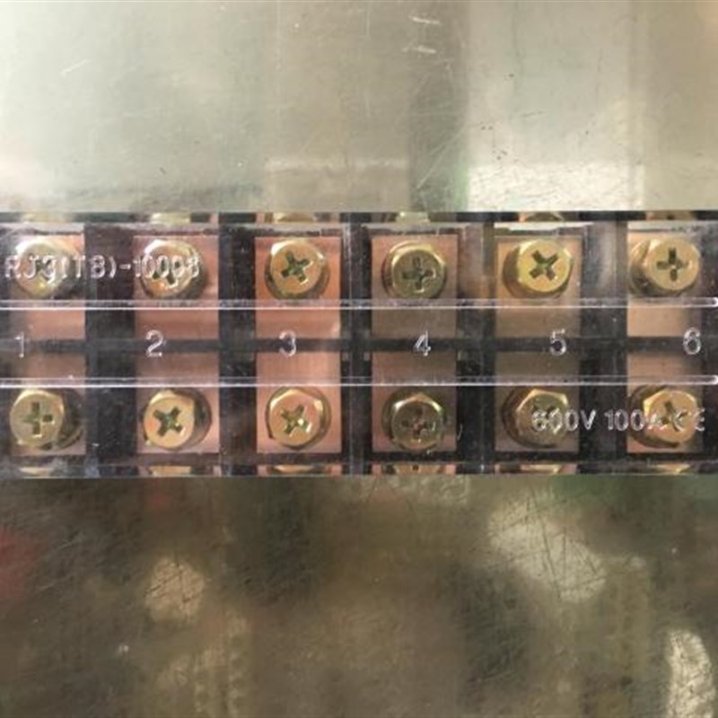 浙江盛菱C-1000l6 100A/6P固定式大电流接线端子排板端柱A级铜片