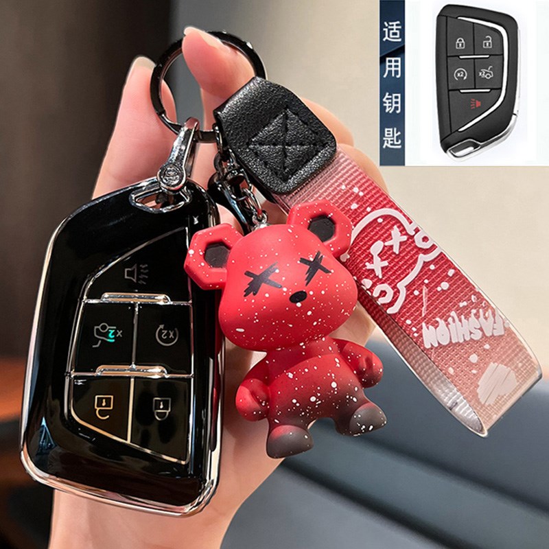 适用拉克X5钥匙套nX4 A新X6车LYIQ锐歌C4扣C5包C6壳