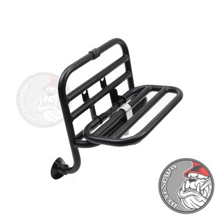 适用巧格i125改装 书包架前R货架车头置物架