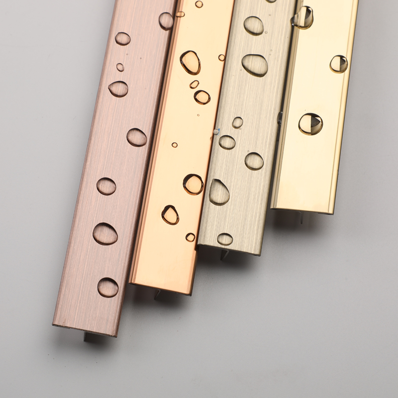 新型条不锈钢h包边条收边条装饰线条压边条扣条腰线缝隙金属条