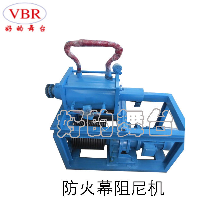 舞台全套条幅升降吊杆卷扬灯光收线器批发加厚金丝绒布料加工图片