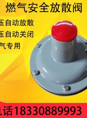 RAF燃气超压放散阀燃气安全阀DN15/25/40/50燃气泄压阀超压自动放
