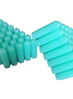 OE MAK 地球牌塑料膨胀管6加粗蓝色膨胀V管胀塞胶塞胶粒