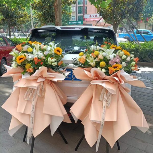 开业花篮演出庆贺盐城鲜鲜花店送花城区响水县滨海县花圈鲜花快递