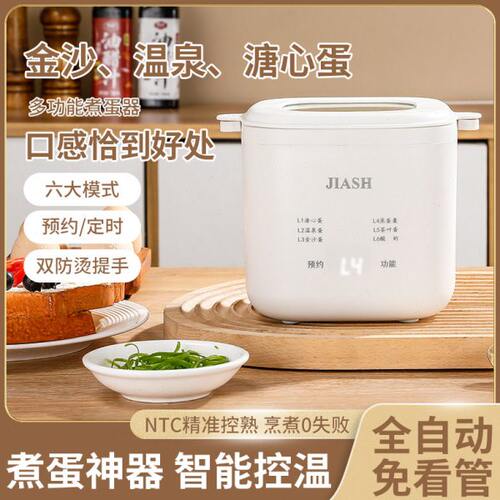 蒸蛋器家用小型自动断电全自动定时预约多功能煮鸡蛋羹神器早餐机