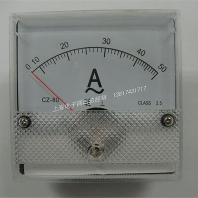 CZ80 30 50 75 200 500A 交流指针式电流表 电流电压表 面板表