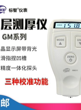 标智GM210/GM211涂层测厚仪钢板油漆厚度测厚仪镀锌层测厚仪