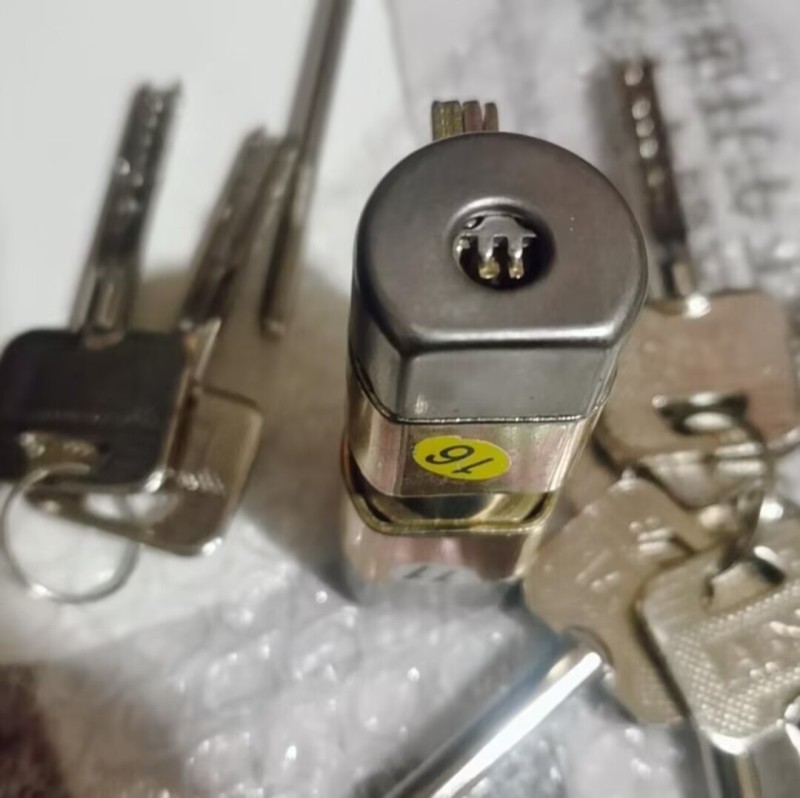 把手锁芯盼外装美心老式家用盼大门大门锁防盗门C级通用型AFS安防