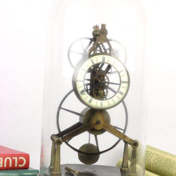 仿古钟表 古典座钟 机械钟 欧式钟 铜1号骨架钟