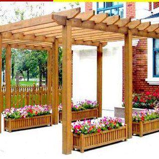 防腐木葡萄架花架木架子廊架户外庭院碳化木爬藤架车棚雨棚阳光房