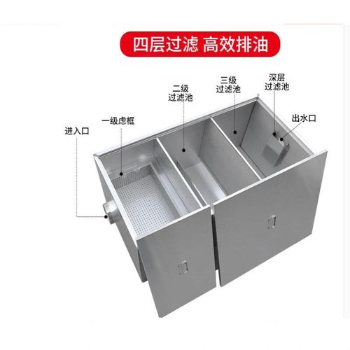 304地埋式隔油池油水r分离器商用不锈钢餐饮厨房过滤器地沟沉淀池