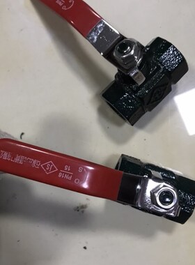 石家庄光晋阀门铸铁丝扣球阀Q11F-16T  丝扣铁球阀绿色方形铁球阀