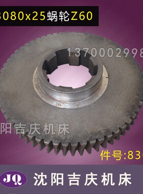 沈阳中捷摇臂钻床 Z3080X25 蜗轮 涡轮 83017 M3.5 Z60 孔70 铸铁