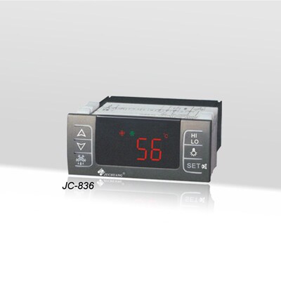 JC-836温控器制冷报警照明温度控制器冰柜冷柜冰箱雪柜数显温控仪