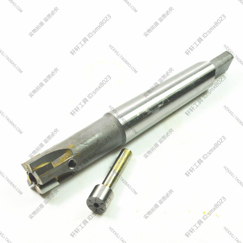 锥柄镶硬质合金钨钢铣刀平底沉头铣刀带可换导柱向锪钻156324定做
