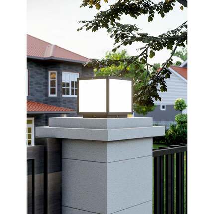 户外柱头灯防水院子大门柱灯LED别墅庭院围墙柱子灯新农村