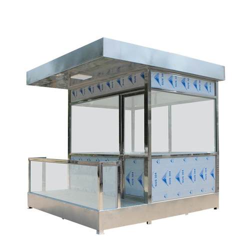 Professionalexportstainlesssteelboothsecuritybooth