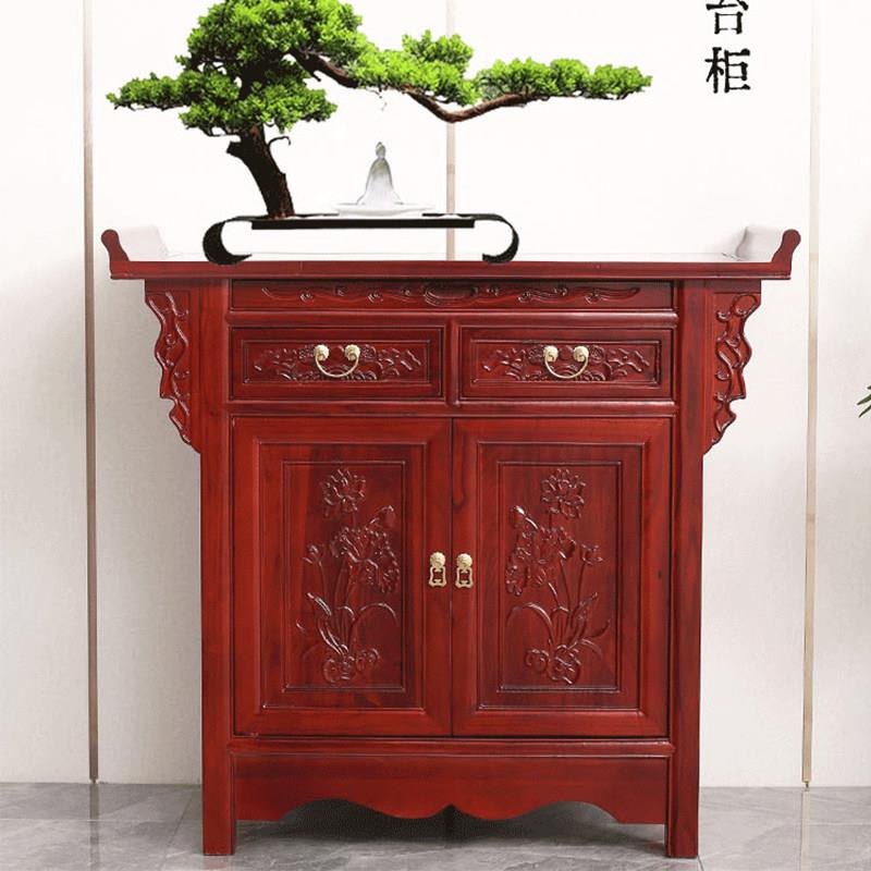 新中式佛龛立柜现代家用佛像整体橱柜贡台客厅香火桌子供台财神爷