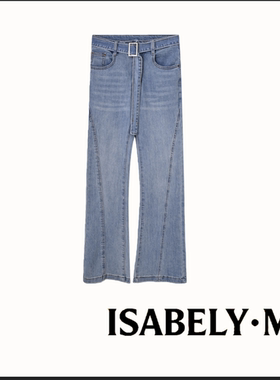 【告别之夜】ISABELY•M 牛仔裤女2026新款高腰显瘦长裤