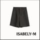 小个子 通勤风高腰显瘦毛呢短裤 十周年 女新款 ISABELY•M