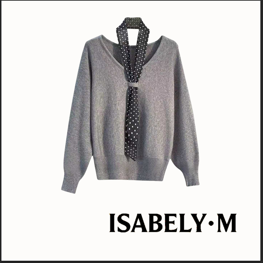 【玉米专享】ISABELY•M V领针织衫长袖毛衣